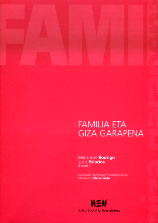 «Familia eta giza garapena» liburuaren azala.
