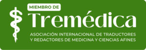Logo de Tremédica, Asociación Internacional de Traductores y Redactores de Medicina y Ciencias Afines